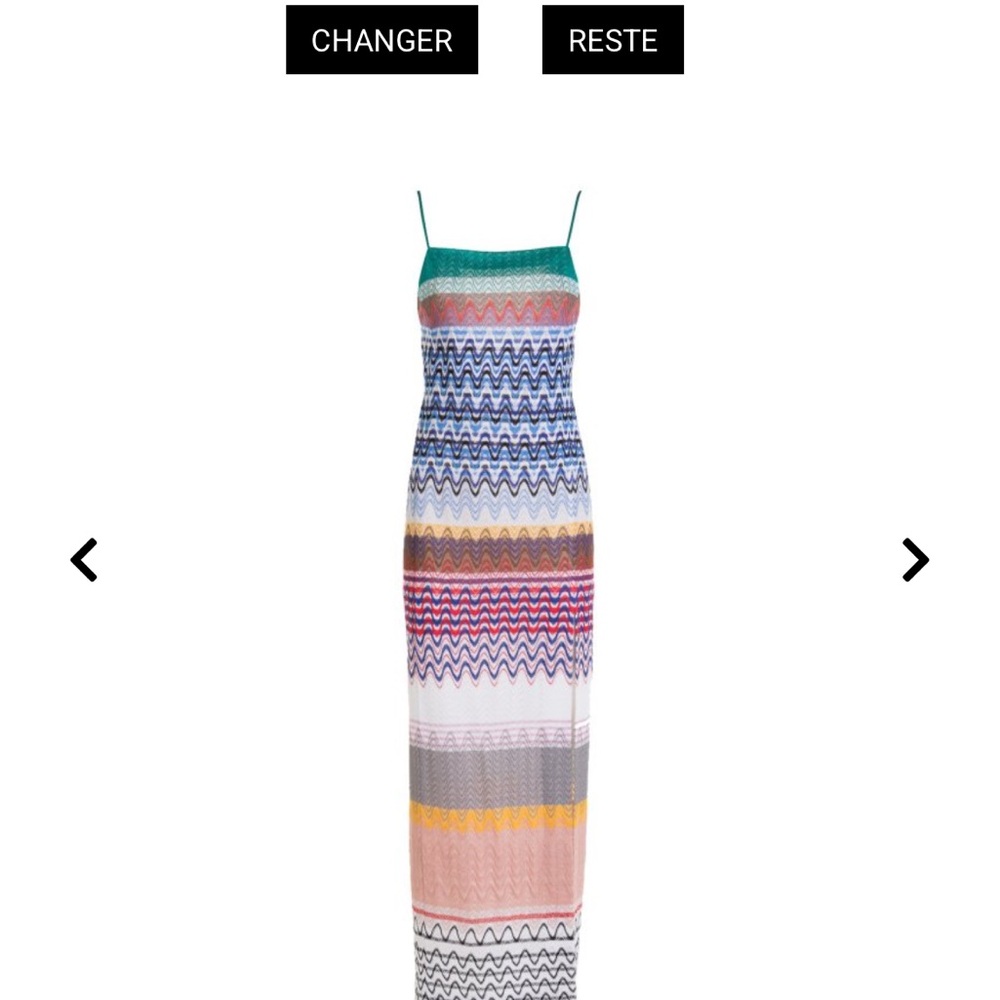 Missoni Colorful Zigzag Maxi Dress
